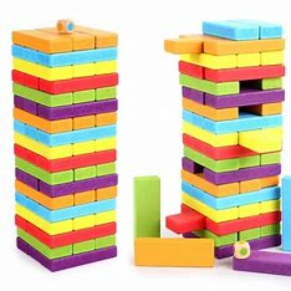 Colorful Wooden Stacking Games For Kids And Adults